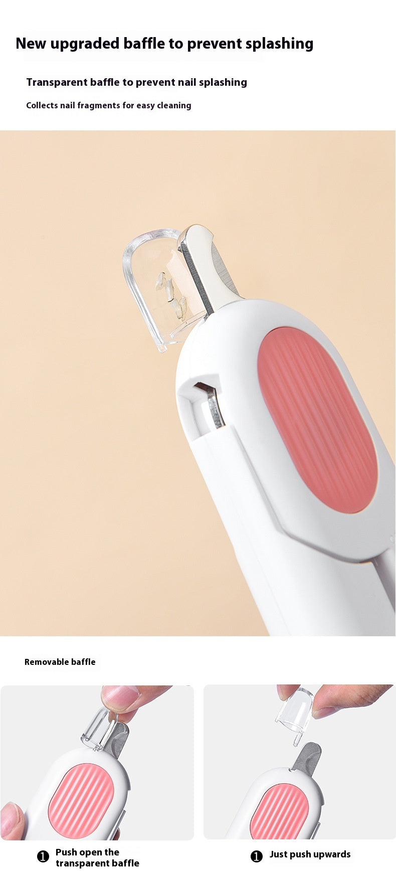 Smart LED Pet Nail Clippers | Safe Grooming Tool for Cats & Dogs (100% Original)