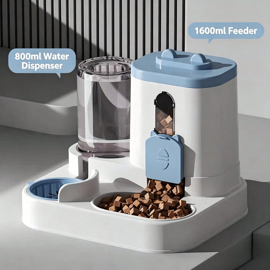 Automatic Smart 2-in-1 Cat Feeder & Water Dispenser