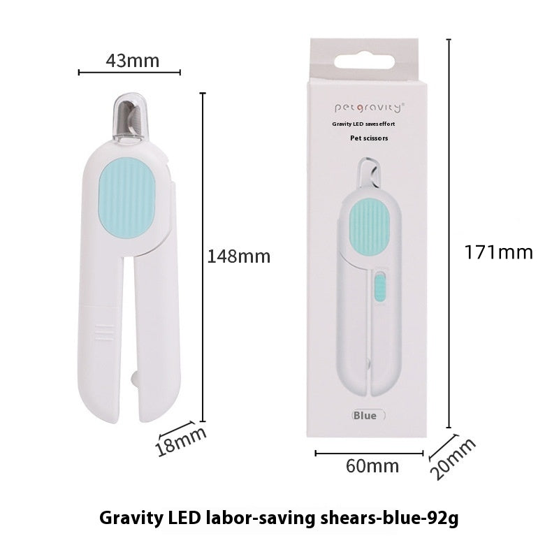 Smart LED Pet Nail Clippers | Safe Grooming Tool for Cats & Dogs (100% Original)