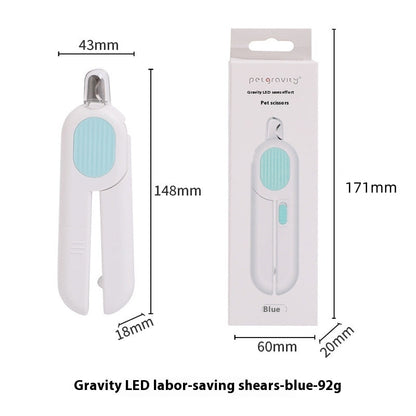 Smart LED Pet Nail Clippers | Safe Grooming Tool for Cats & Dogs (100% Original)