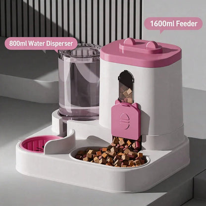 Automatic Smart 2-in-1 Cat Feeder & Water Dispenser
