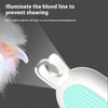 Smart LED Pet Nail Clippers | Safe Grooming Tool for Cats & Dogs (100% Original)